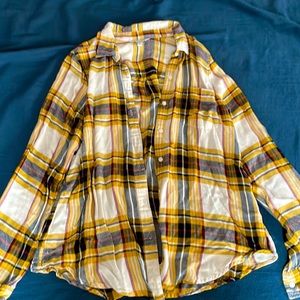 Lucky brand lightweight flannel